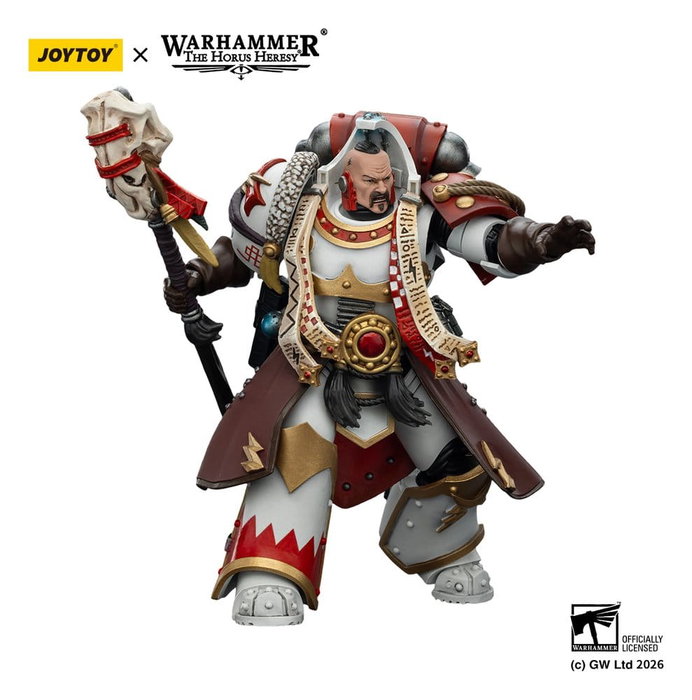 Joy Toy (CN) Warhammer 40,000 White Scars Stormseer Consul con Force Staff y Bolt Pistol de 12 cm