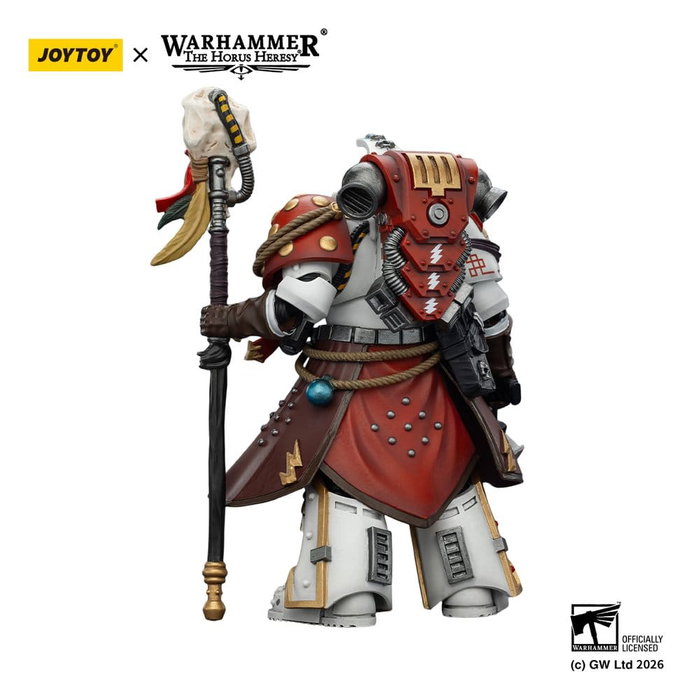 Joy Toy (CN) Warhammer 40,000 White Scars Stormseer Consul con Force Staff y Bolt Pistol de 12 cm