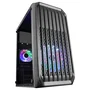 Mars Gaming MC-S2 Caja de Ordenador Gaming Mini-Torre Compacta - 2 Ventiladores FRGB Incluidos, Ventana Lateral, Compatible Micro-ATX/Mini-ITX, Refrigeración Líquida 240mm, Negro