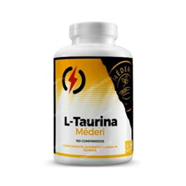 Mederi Nutrición Integrativa L-Taurina 500 mg 180 Cápsulas - Complemento Alimenticio Vegano Sin Gluten
