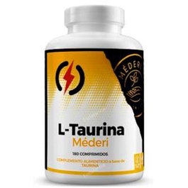 MEDERI Nutricion Integrativa L-Taurina 500 mg - Complemento Alimenticio - 180 Comprimidos - Vegano y Sin Gluten