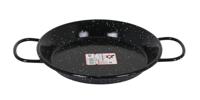 La Estrella Paellera Valenciana Jaspeada 24 cm (8 Unidades) de 2 Raciones