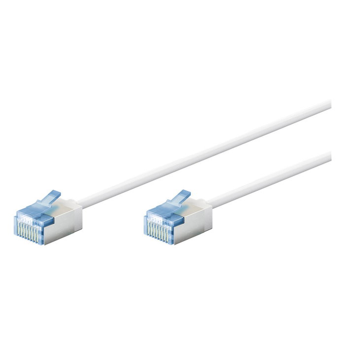 Goobay LAN-Kabel CAT6A 0,25m weiß Goobay LAN-Kabel CAT6A 0,25m weiß