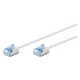 Goobay LAN-Kabel CAT6A 0,25m weiß