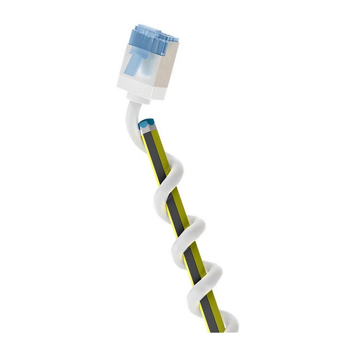Goobay LAN-Kabel CAT6A 0,25m weiß Goobay LAN-Kabel CAT6A 0,25m weiß