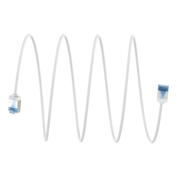 Goobay LAN-Kabel CAT6A 0,25m weiß Goobay LAN-Kabel CAT6A 0,25m weiß