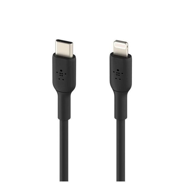 Belkin Cable USB-C a Lightning trenzado silicona 1m negro