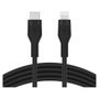 Belkin Cable USB-C a Lightning trenzado silicona 1m negro