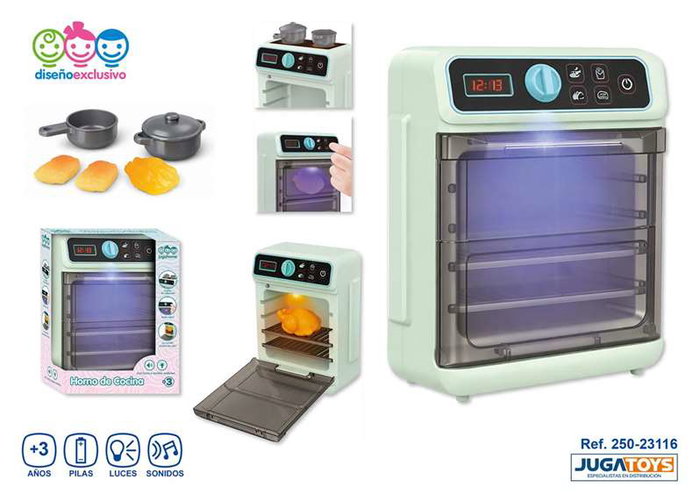Jugatoys Horno con cocina de inducción con luces y sonidos Jugatoys Horno con cocina de inducción con luces y sonidos
