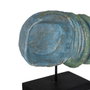 Ixia Figura Caracola de Madera y Hierro 38 x 20 x 33 cm
