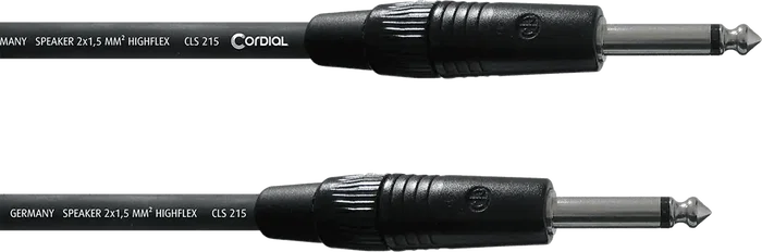 Cordial Cable de Altavoz Jack de 1,5 m