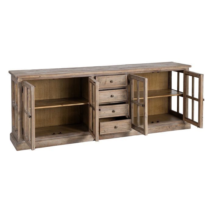 Aparador Madera de Pino Salón 220 X 45 X 80 cm