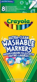 Rotulador Fibra Crayola Ultra Lavable Punta Maxi Caja De 12