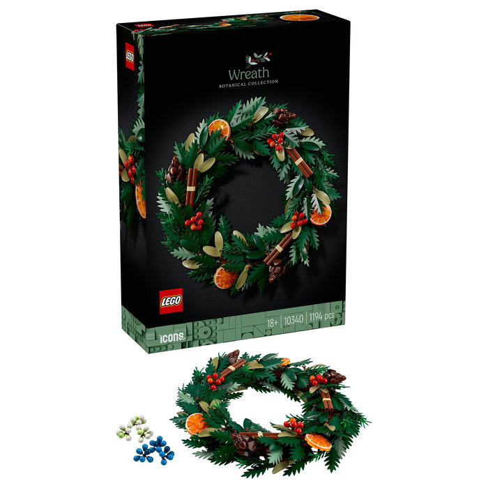 LEGO Art Corona de Navidad, Juego de Construcción, 1194 Piezas, Multicolor, 18+