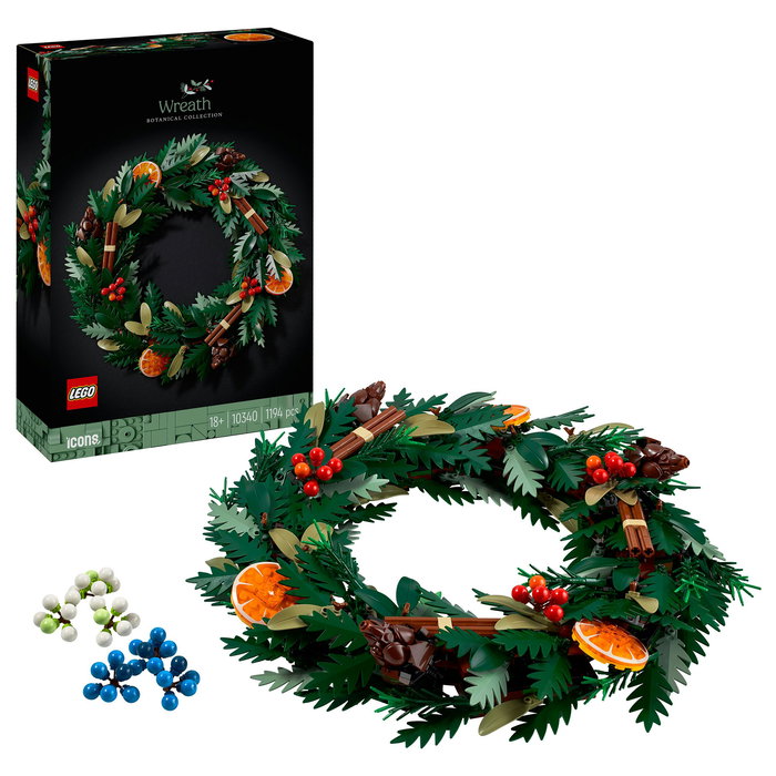 LEGO Art Corona de Navidad, Juego de Construcción, 1194 Piezas, Multicolor, 18+