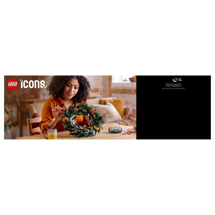 LEGO Art Corona de Navidad, Juego de Construcción, 1194 Piezas, Multicolor, 18+