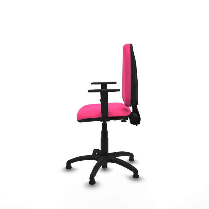 PIQUERAS Y CRESPO Silla de oficina Aýna Rosa con brazos 1D