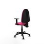 PIQUERAS Y CRESPO Silla de oficina Aýna Rosa con brazos 1D