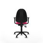 PIQUERAS Y CRESPO Silla de oficina Aýna Rosa con brazos 1D