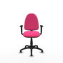 PIQUERAS Y CRESPO Silla de oficina Aýna Rosa con brazos 1D