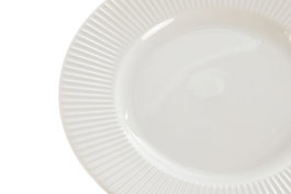 DKD Home Decor Plato Urban Carve loving 24 Blanco Porcelana 22 x 22 x 2 cm (6 Unidades)