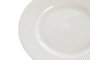 DKD Home Decor Plato Urban Carve loving 24 Blanco Porcelana 22 x 22 x 2 cm (6 Unidades)