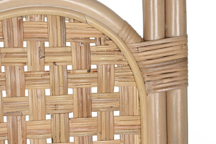 DKD Home Decor Cabecero Cama Balines Ratán Natural 153 x 146 x 4 cm