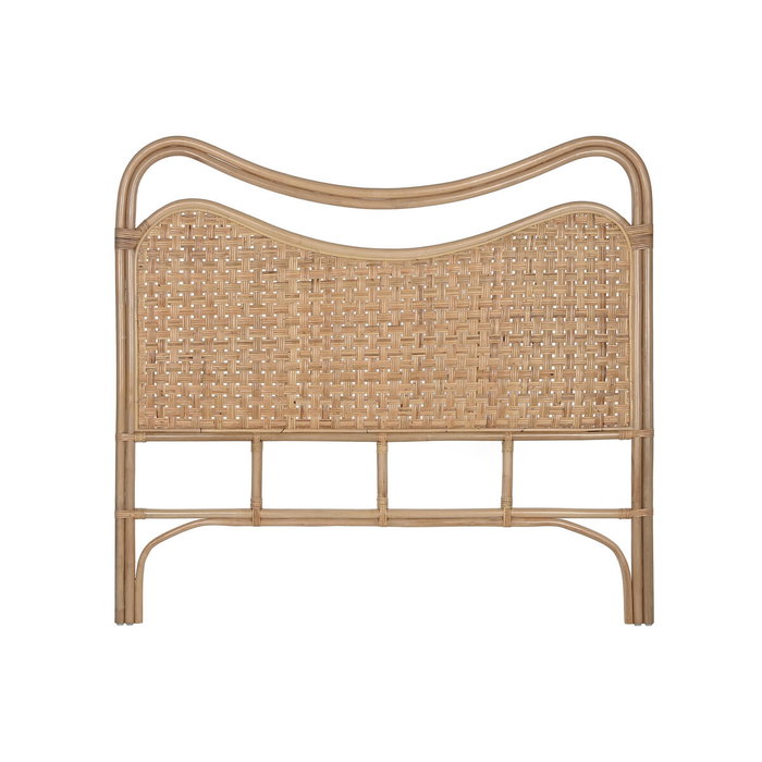 DKD Home Decor Cabecero Cama Balines Ratán Natural 153 x 146 x 4 cm