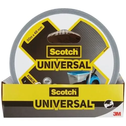 Scotch Cinta americana universal 3, gris, 48 mm x 50 m