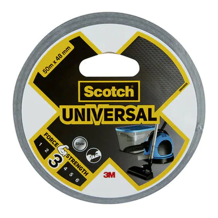 Scotch Cinta americana universal 3, gris, 48 mm x 50 m