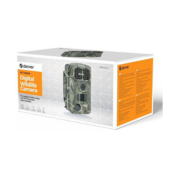 Denver WCT-8026W Cámara de Caza 8MP 4K WiFi Camuflaje