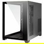 Inter-Tech C-501 Aspect Gaming Torre Midi Micro-ATX Mini-ITX PC Negro - Para CPU de 15.5 cm y Tarjeta Gráfica de 37.5 cm, Con Bahías 2.5/3.5" y Soporte para Ventiladores 120 mm