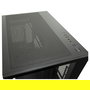 Inter-Tech C-501 Aspect Gaming Torre Midi Micro-ATX Mini-ITX PC Negro - Para CPU de 15.5 cm y Tarjeta Gráfica de 37.5 cm, Con Bahías 2.5/3.5" y Soporte para Ventiladores 120 mm
