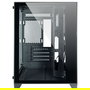 Inter-Tech C-501 Aspect Gaming Torre Midi Micro-ATX Mini-ITX PC Negro - Para CPU de 15.5 cm y Tarjeta Gráfica de 37.5 cm, Con Bahías 2.5/3.5" y Soporte para Ventiladores 120 mm