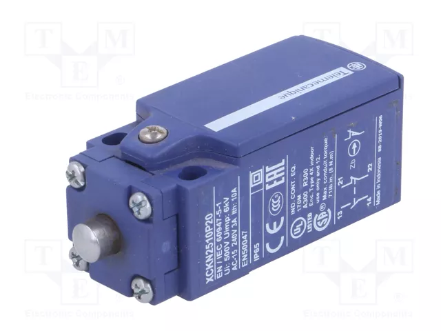 TELEMECANIQUE SENSORS XCKN2510P20 Interruptor de fin de carrera con espárrago de Ø8mm