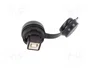 WEIDMÜLLER Conector hembra USB FrontCom Ø22mm IP65 negro