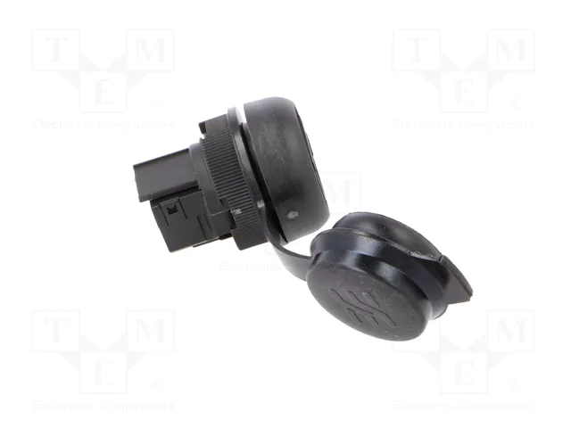 WEIDMÜLLER Conector hembra USB FrontCom Ø22mm IP65 negro WEIDMÜLLER Conector hembra USB FrontCom Ø22mm IP65 negro