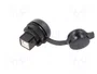 WEIDMÜLLER Conector hembra USB FrontCom Ø22mm IP65 negro