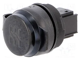 WEIDMÜLLER Conector hembra USB FrontCom Ø22mm IP65 negro