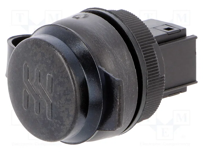 WEIDMÜLLER Conector hembra USB FrontCom Ø22mm IP65 negro WEIDMÜLLER Conector hembra USB FrontCom Ø22mm IP65 negro