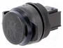 WEIDMÜLLER Conector hembra USB FrontCom Ø22mm IP65 negro