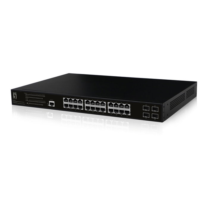 Level One GEP-2861 Switch Gestionado 24xPoE+ 4xSFP 1U