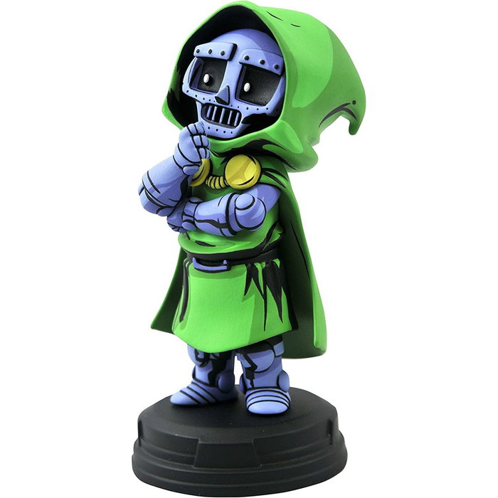 Diamond Select Figura Marvel Animated Doctor Doom de Resina 13 cm - Estatua Coleccionable con Certificado