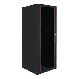 ROLINE Rack Pro 42U (19 pulgadas) Gabinete de Red Negro 800x800 mm, 26.21.0235, 600 kg, Puerta de Cristal