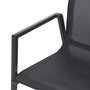 Silla Apilable Aluminio-Textileno 56,50 X 61,50 X 88,50 cm (Set de 2)