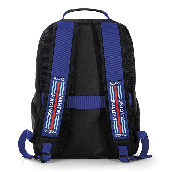 Sparco S0164401MRAZ Mochila Martini Racing Stripes Azul-Negro 15L