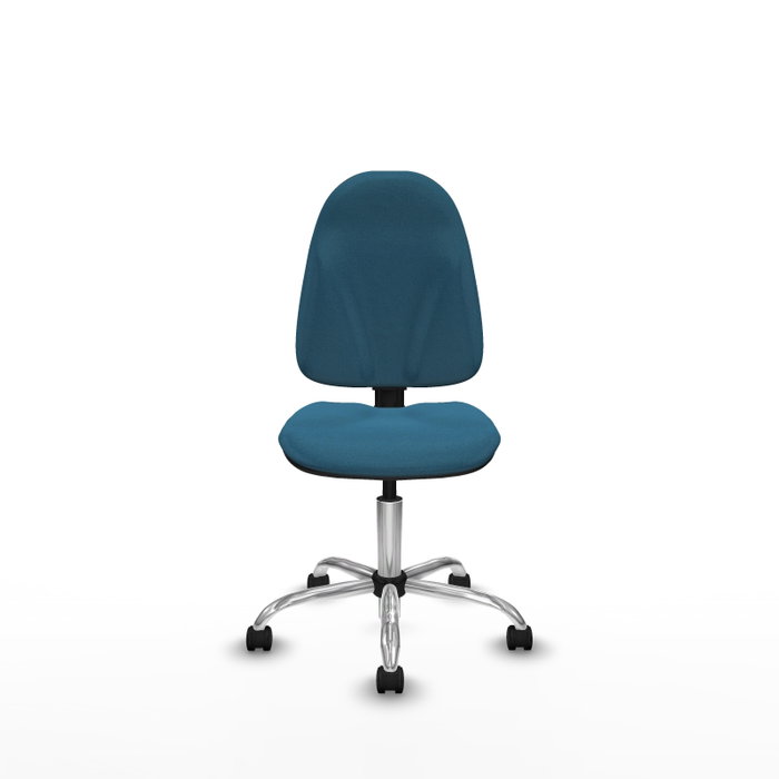PIQUERAS Y CRESPO Silla de oficina Algarra Verde petróleo sin brazos PIQUERAS Y CRESPO Silla de oficina Algarra Verde petróleo sin brazos