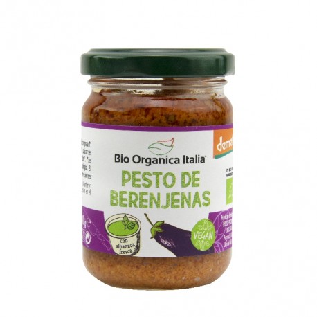 BIO ORGANICA ITALIA Pesto de Berenjenas Demeter Vegan 140gr BIO ORGANICA ITALIA Pesto de Berenjenas Demeter Vegan 140gr