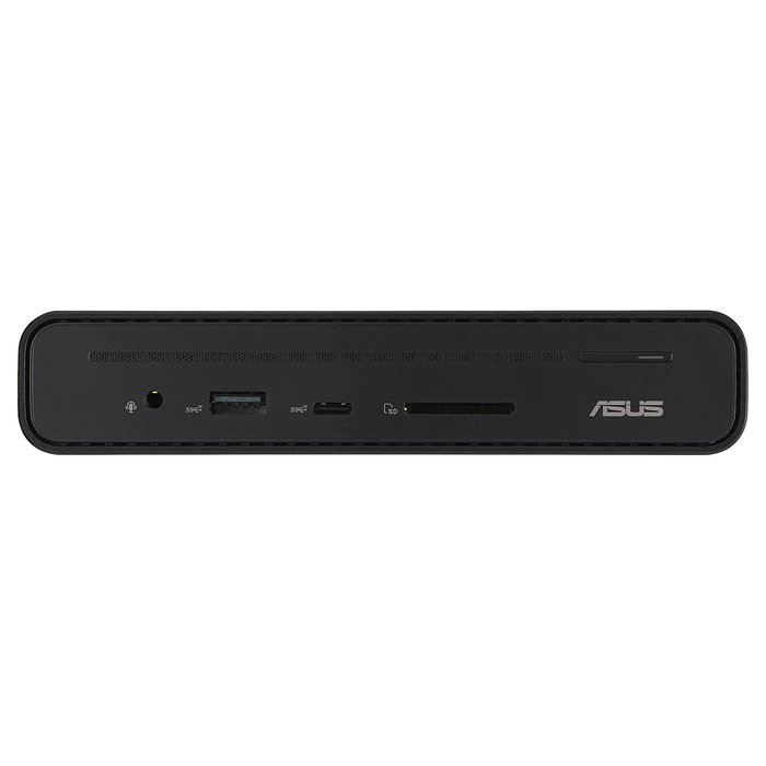 ASUS DC300 Dock USB-C con 90W Power Delivery, Triple Pantalla 4K HDMI 2.0/DP 1.4, Ethernet Gigabit, 4 Puertos USB, Lector SD, Negro