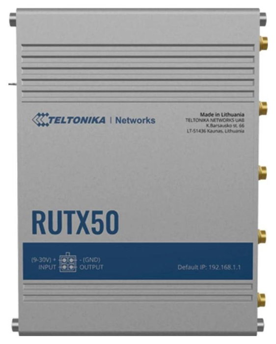Teltonika Networks RUTX50 Router Industrial 5G con EU PSU
